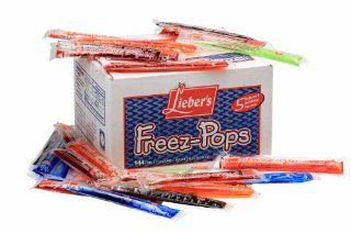 Freeze Pops, Liebers, Kosher, 144   1.5 Ounces Each  Popsicles And Juice Bars  Grocery & Gourmet Food