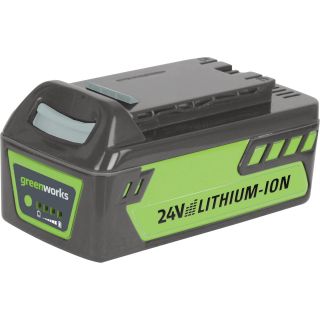GreenWorks Extended Run Li-Ion Battery — 24 Volts, 4.0Ah, Model# 29732  Power Tool Batteries