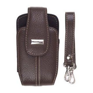 OEM Blackberry Brown Leather Tote for Curve 8300 8310 8320 8330. Cell Phones & Accessories