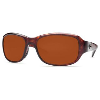 Costa Del Mar Las Olas Sunglasses   Tortoise Frame with Copper 580P Lens 692275