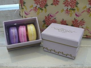 macaron gift soaps by rose hill boutique