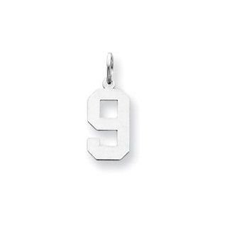 Sports Number Charm, White Gold Clasp Style Charms Jewelry