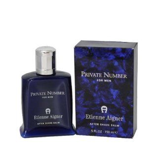 Etienne Aigner Private Number After Shave Balm for Men, 5 Ounce  Aftershave  Beauty