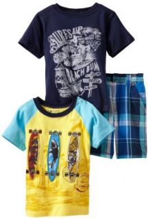 Z Boyz Wear by Nannette 2 7 3 Piece Pullovers And Short, Navy, 4 Shorts Clothing Sets Clothing