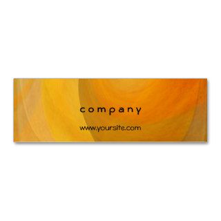 Abstract Orange Popsicles 2 Business Cards