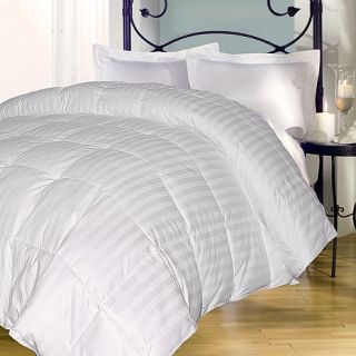 Concierge Platinum Collection Damask White Goose Down and Feather Blend Comfort