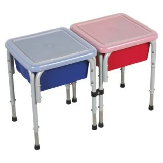 ECR4KIDS® Square Sand/Water Table with Lids