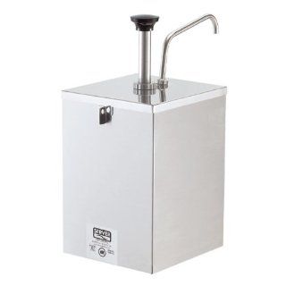 Server Stainless Steel Pump with Shroud Fits Number 10 Can, Lockable    1 each. Kitchen & Dining
