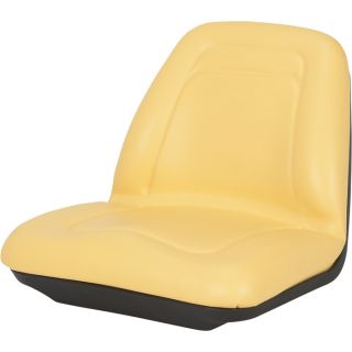 A & I Deluxe Midback Utility Seat — Yellow, Model# TM555YL  Lawn Tractor   Utility Vehicle Seats