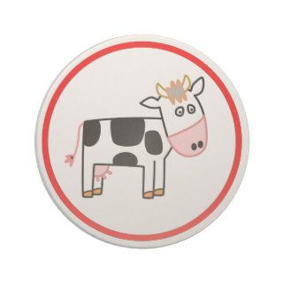 Cute Cow Coasters