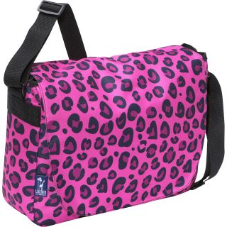Wildkin Pink Leopard Laptop Messenger Bag