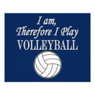 Volleyball Player Sport I Am Therefore I Play Photograph