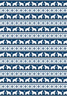 polar bear wrapping paper by emily hogarth