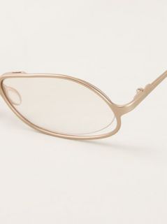 Prada Vintage Oval Frame Glasses   A.n.g.e.l.o Vintage