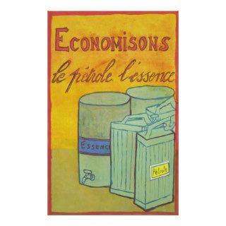 Économisons ~ Vintage French World War 1. Posters