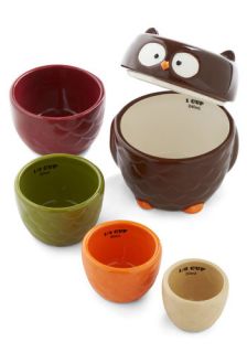 Owl Accounted For Measuring Cup Set  Mod Retro Vintage Kitchen