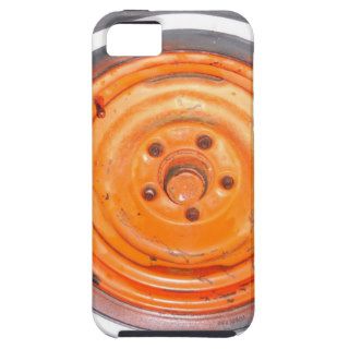 Junk Yard vintage Wheel, orange black and white Cover For iPhone 5/5S