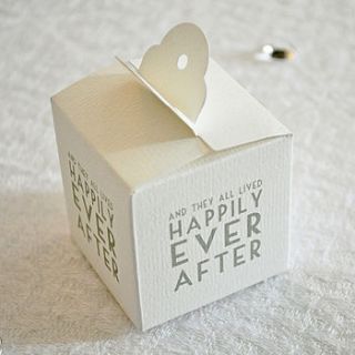 wedding favour boxes   set of eight by primrose & plum