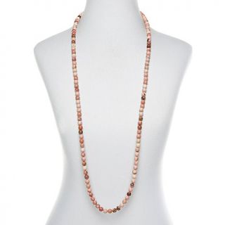 Jay King Pink Australian Opal 42" Beaded Necklace