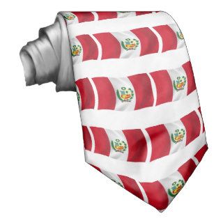 Peru Flag Tie