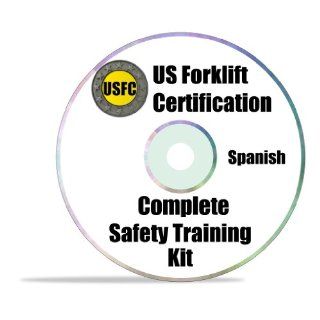 Forklift Certification Kit   English and Spanish   Everything You Need to Certify an Unlimited Number of Operators Forklift Training Dvd
