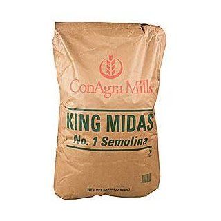 Number 1 Semolina King Midas 5lbs Resealable Bag  Wheat Flours And Meals  Grocery & Gourmet Food
