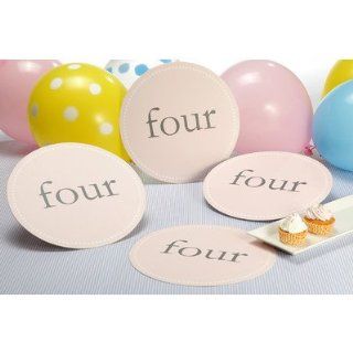 Birthday Number Tag Size Large, Number Four   Nursery Wall Decor