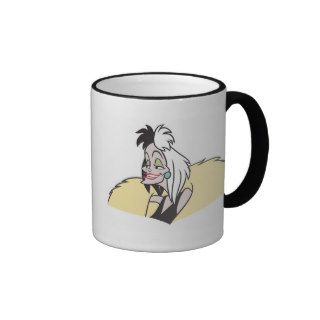 101 Dalmatians Cruella deville villain smiling Mug