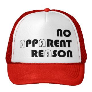 No Apparent Reason Logo Trucker Hat