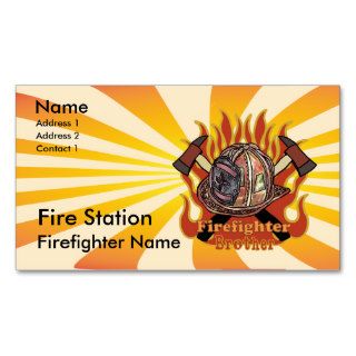 Brother Firefighter Business Cards