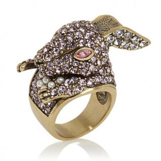 Heidi Daus "Honey Bunny" Crystal Accented Ring