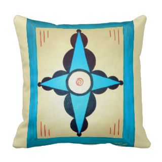 Native American Navajo inspired art Pillows