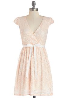 Poised in Peach Dress  Mod Retro Vintage Dresses