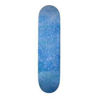 Blue Watercolor Background Skate Decks