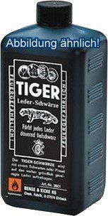 B&E Tiger Lederfarbe schwarz 1000 ml Küche & Haushalt