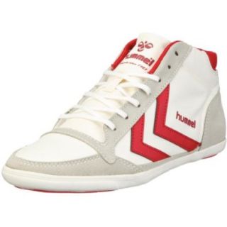 Hummel MISS STADIL MID 63200, Damen, Sneaker, Weiss (Pristine/Red 9787), EU 41 Schuhe & Handtaschen
