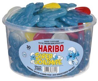 Haribo Super Schlumpf, 1er Pack (1 x 1.44 kg) Lebensmittel & Getrnke