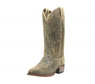 Dan Post Mens 13 Tan Roughie Suede Leather Cowboy Boots —