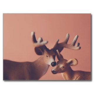 Romantic Deer Postcard