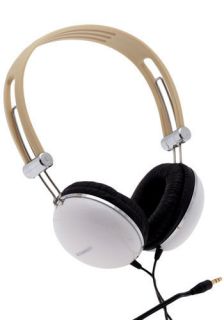 DJ Fashion Headphones in White  Mod Retro Vintage Electronics