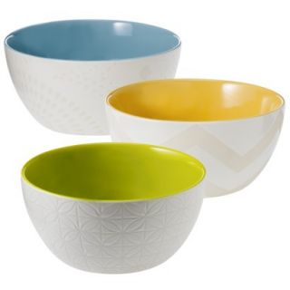 Threshold™ Ceramic Serving Bowl Set of 3   Blue/