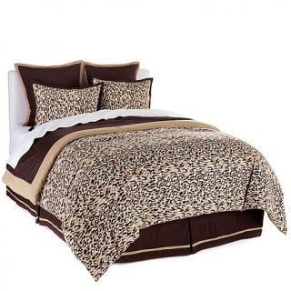 Vern Yip Home 6 piece Reversible Leopard Comforter Set