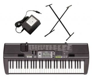 Casio CTK720 61 Key Portable Keyboard with Stand and Adapter —