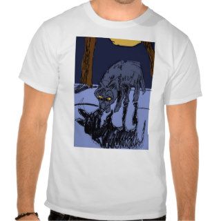 shadow wolf and sun wolf t shirt