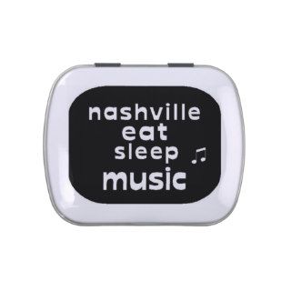 Nashville Eat Sleep Music Candy Tin