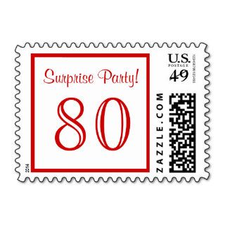 80 Surprise Party Postage