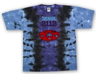 Rush Blue Tie Dye Pentagram T Shirt Clothing