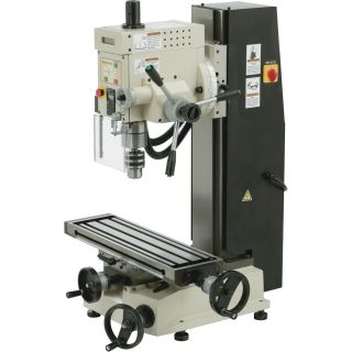 SHOP FOX Deluxe Milling Machine with Dovetail Column, Model# M1111  Drill Presses