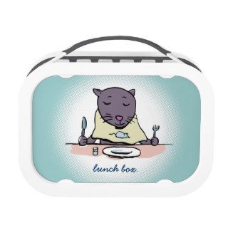 the hungry cat (change words if you want) lunch boxes