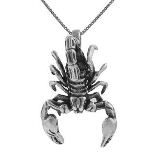 Sterling Silver Scorpion Necklace Partialupdate Jewelry